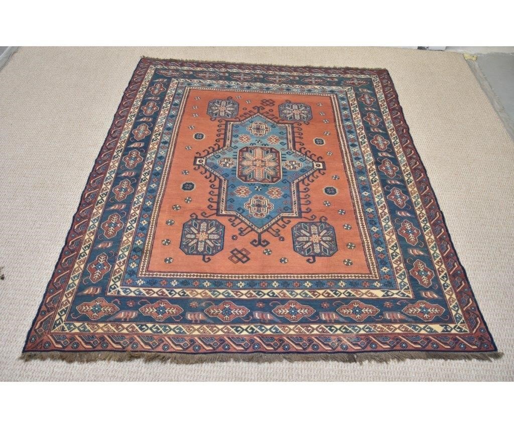 Appraisal: Colorful Sumac carpet overall geometric pattern late th c '-