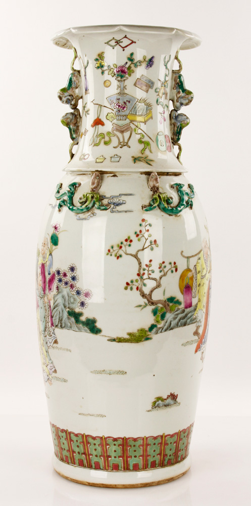 Appraisal: - Famille Rose Porcelain Vase Famille rose porcelain vase China