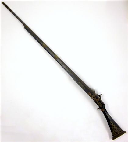 Appraisal: Persian flint lock rifle th century