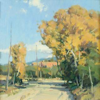 Appraisal: Fall in Taos by Scott Christensen Scott Christensen - oil