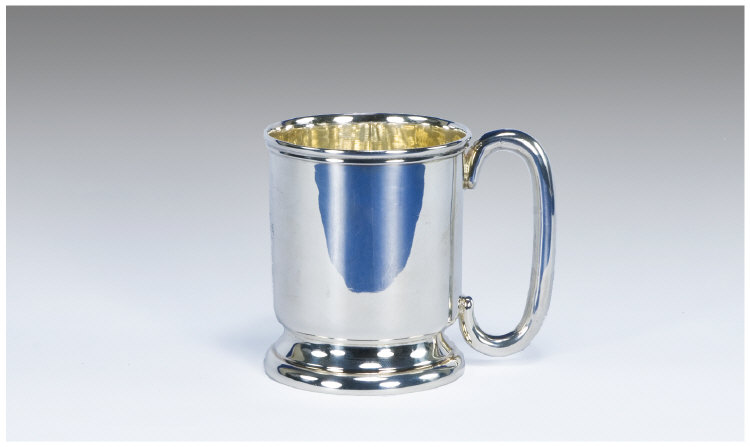 Appraisal: s Silver Tankard Hallmark Sheffield Approx ozs Stand inches in