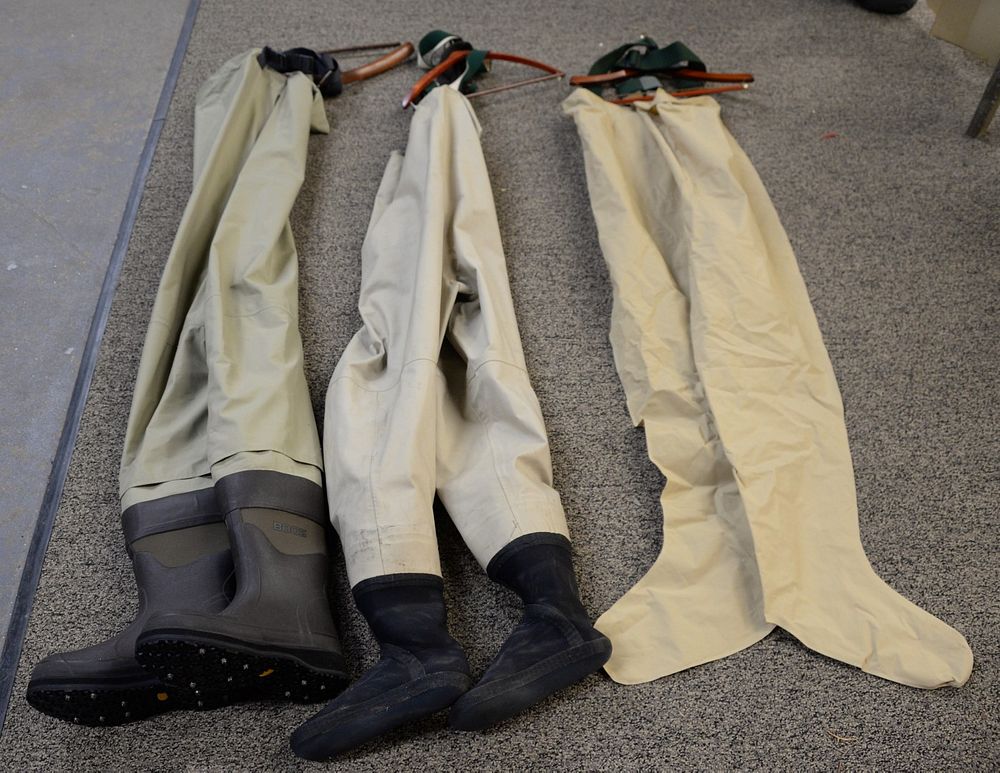 Appraisal: Orvis Boggs bootfoot waders size Estate of Michael Coe PhD