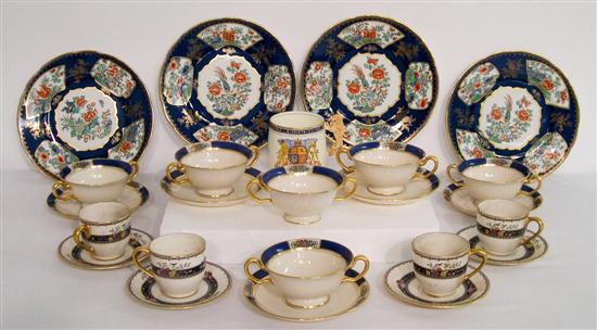 Appraisal: Set of four Lenox ''Coronado'' pattern demiatsse cups and saucers