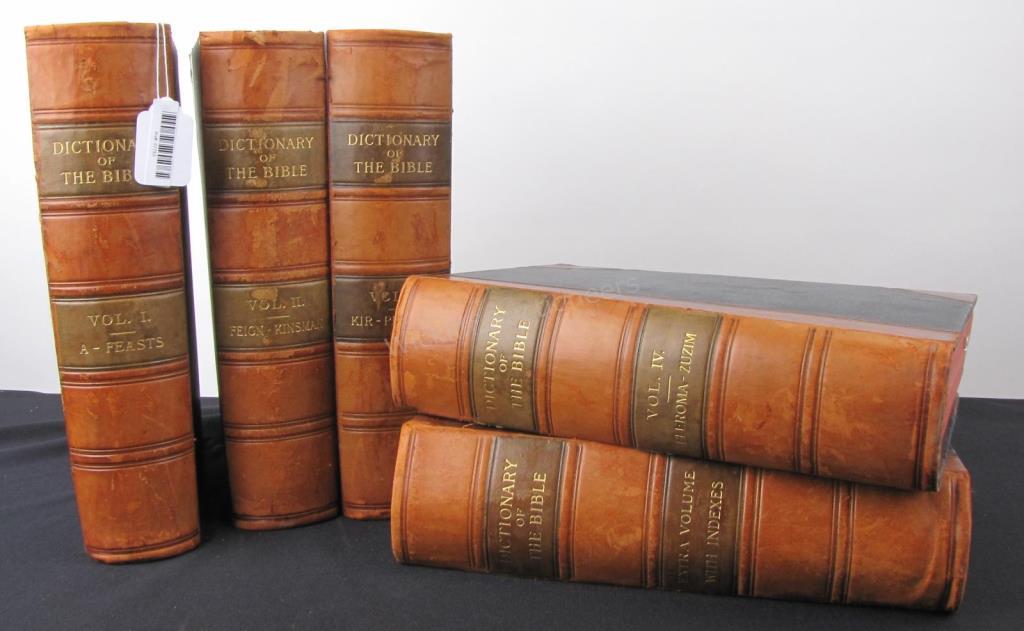 Appraisal: A five volume set A Dictionary of the Bible dealing