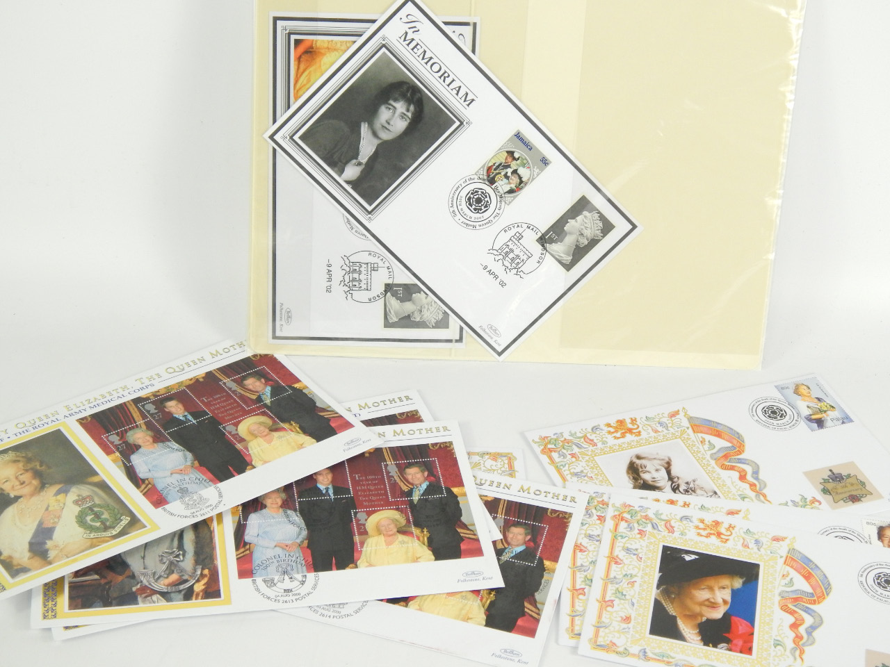 Appraisal: GB and Empire stamps mini sheets relating to The Queen