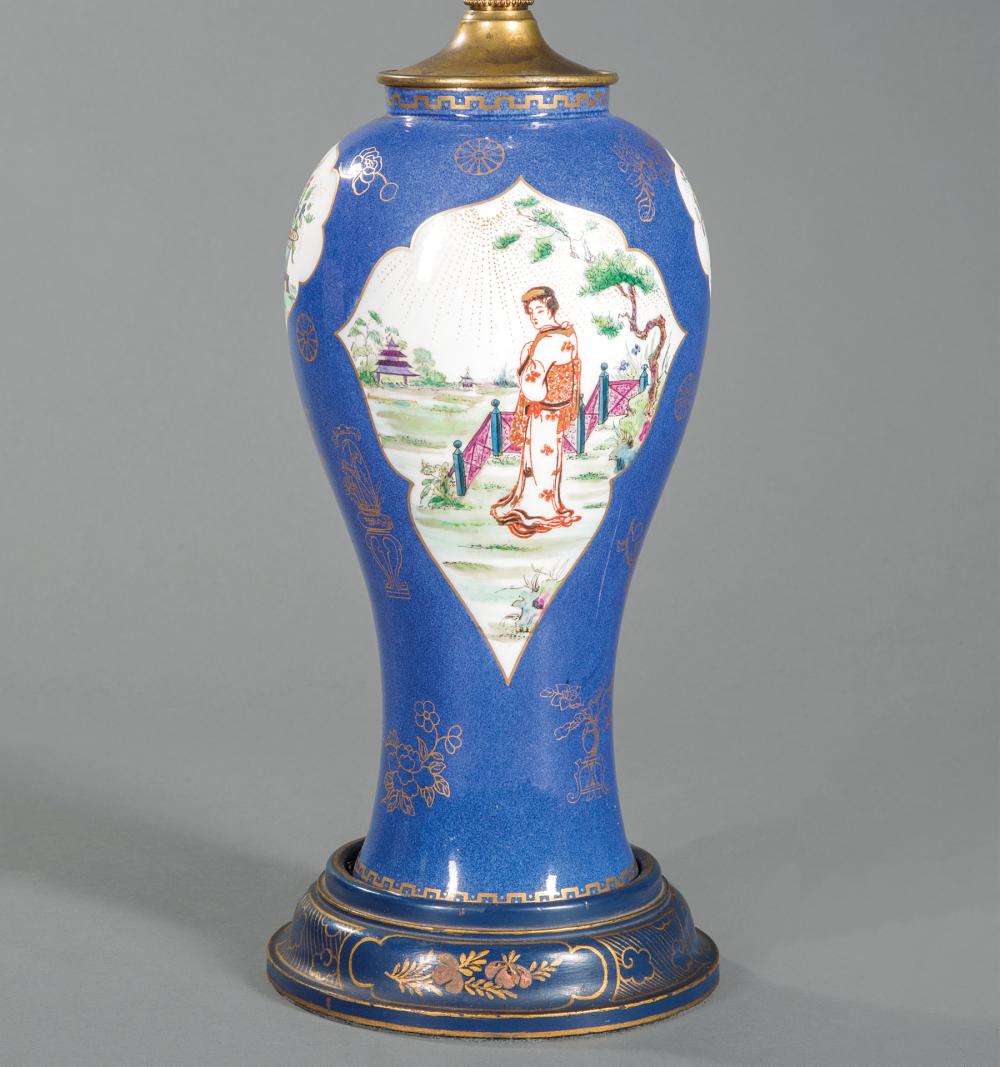 Appraisal: Wedgwood Famille Verte Porcelain Vase late th c decorated with