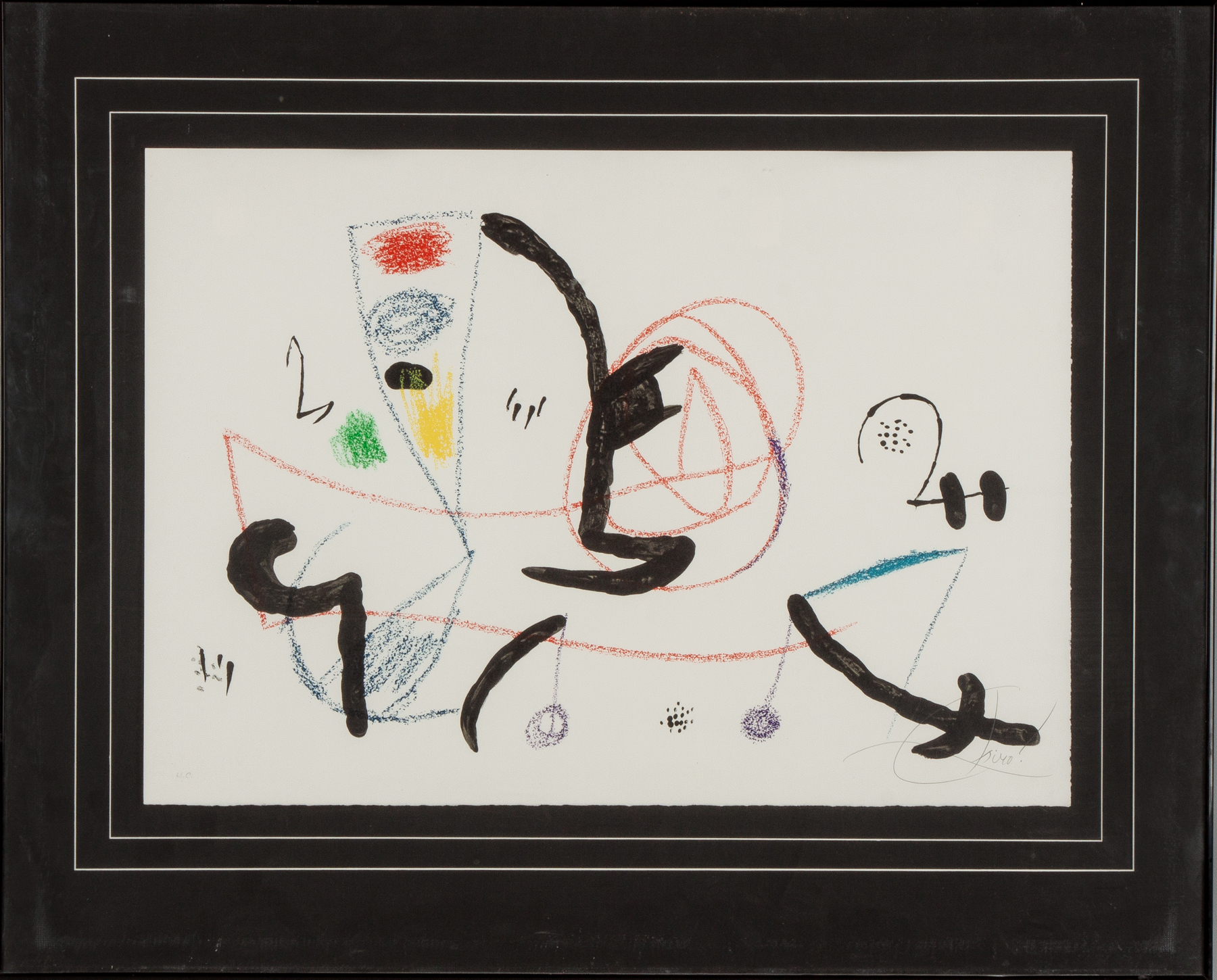 Appraisal: Joan Miro Spanish - Maravillas con Variaciones Acrosticas en el