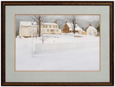 Appraisal: Robert B Dance watercolor Winston-Salem Kinston North Carolina born Traugott