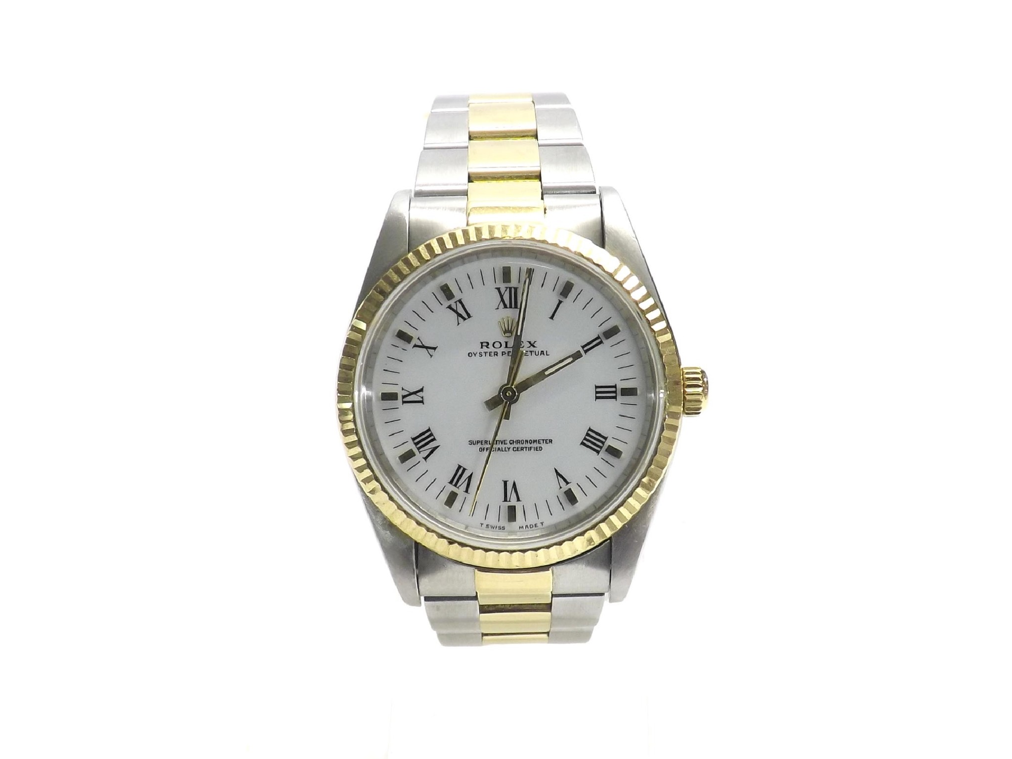 Appraisal: - -A Rolex Oyster Perpetual Superlative Chronometer gold and stainless