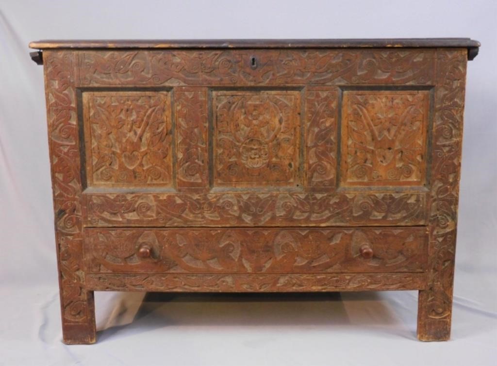 Appraisal: HADLEY CHEST EARLY TH CENTURY ALSO KNOWN ASthe Noble Chest