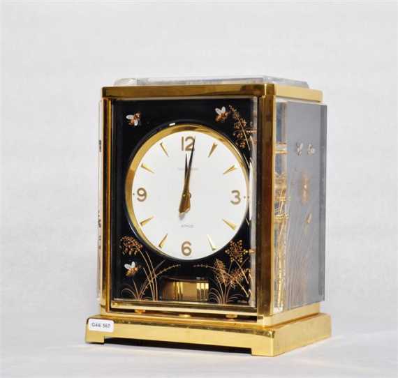 Appraisal: JAEGER-LECOULTRE ATMOS CLOCK circa Metal and plexiglas