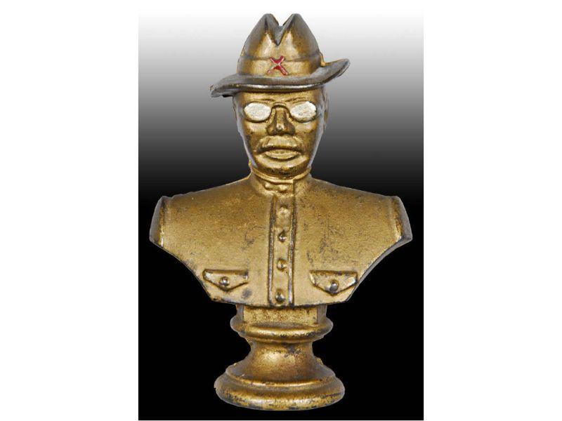 Appraisal: Cast Iron Teddy Roosevelt Still Bank Description '' T AC