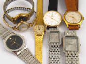 Appraisal: A lady's carat gold Seiko wrist watch with metal strap