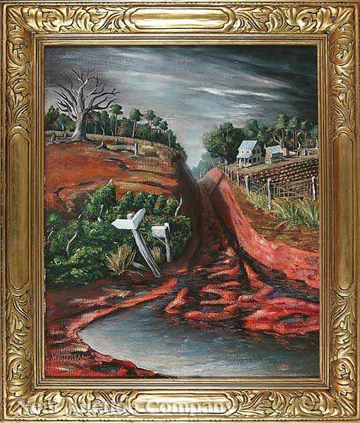 Appraisal: Buell Whitehead American Florida - Erosion oil on canvas signed