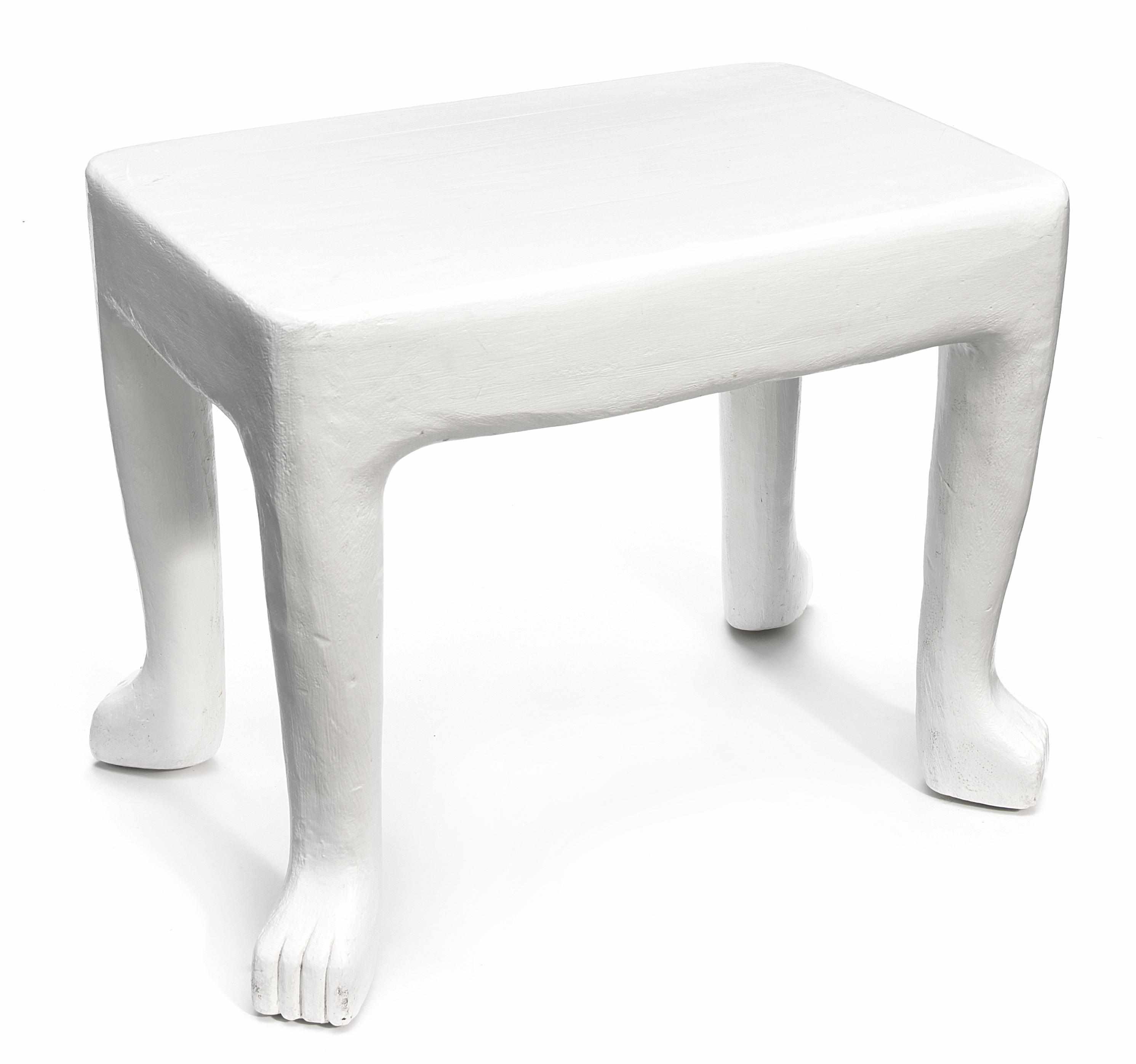 Appraisal: A John Dickinson plaster side table s model height in