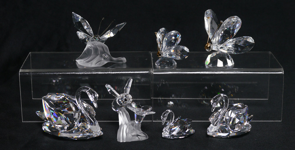 Appraisal: SWAROVSKI CRYSTAL BUG BIRD LOT piece to include BUMBLEBEE Claudia