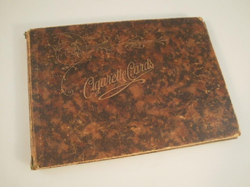 Appraisal: A cigarette card album containing Players aircraft film stars and