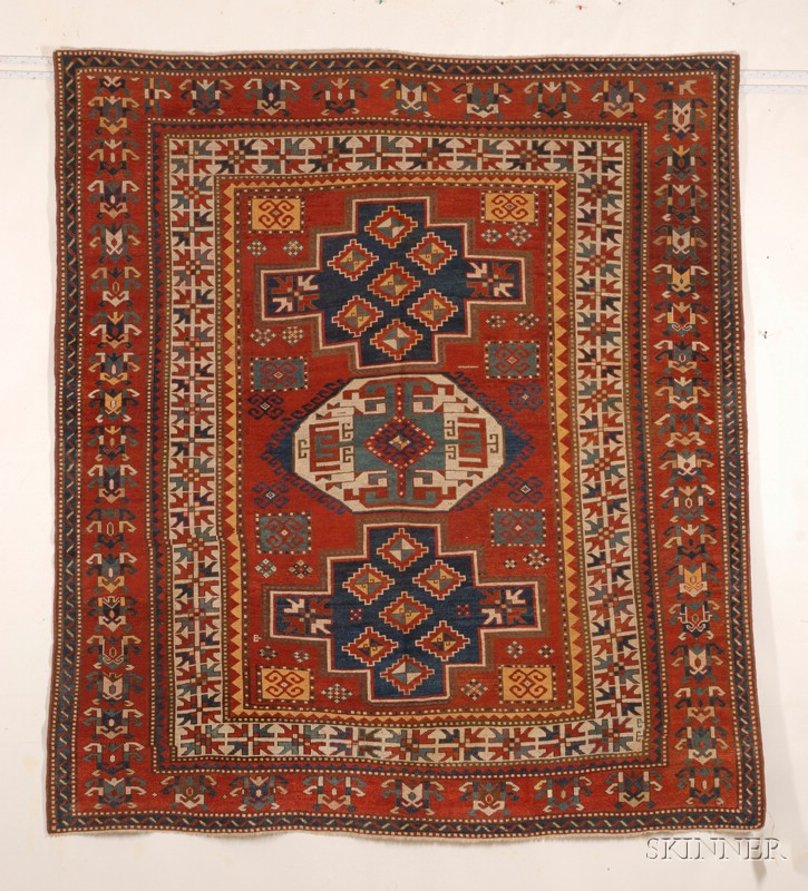 Appraisal: Bordjalou Kazak Rug Southwest Caucasus last quarter th century even