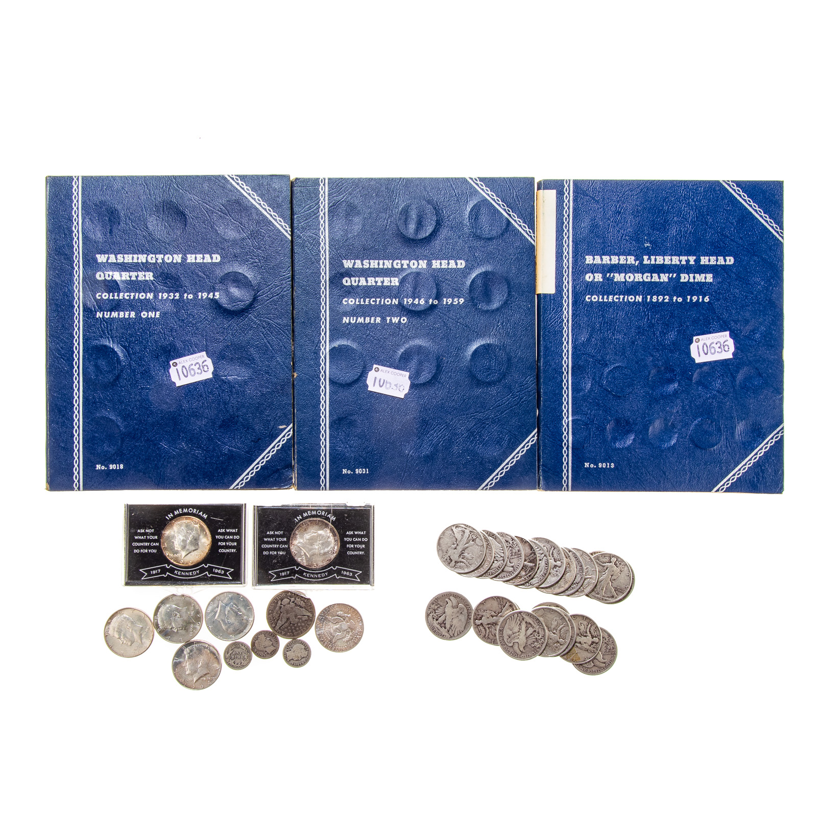 Appraisal: US SILVER COIN COLLECTION Barber Half seven BU Halves -