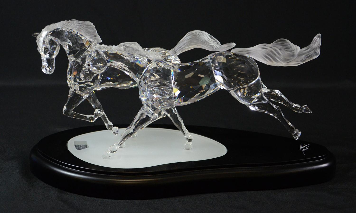 Appraisal: Swarovski Collector's Society The Wild Horses limited edition lead crystal