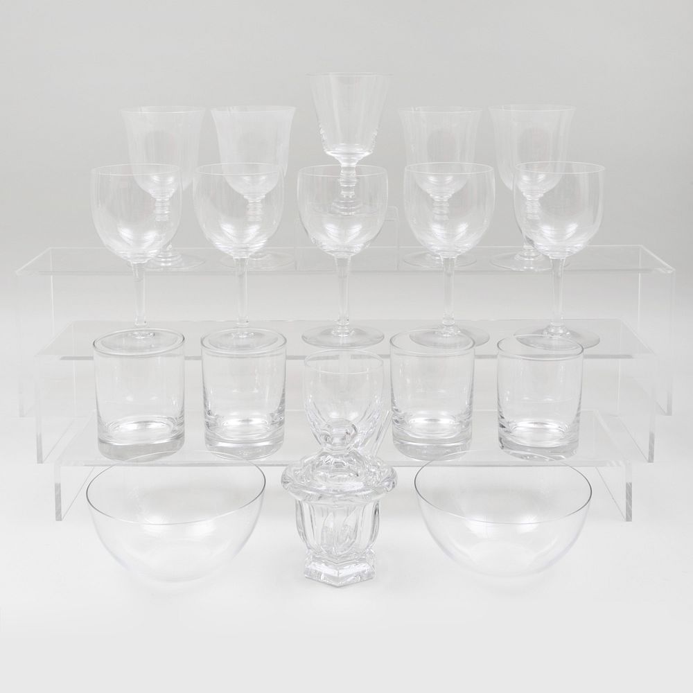 Appraisal: Group of Baccarat Glassware Each with acid stamp Comprising Set