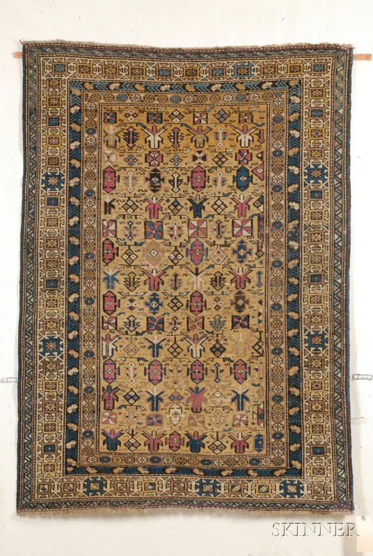 Appraisal: Kuba Rug Northeast Caucasus last quarter th century even wear