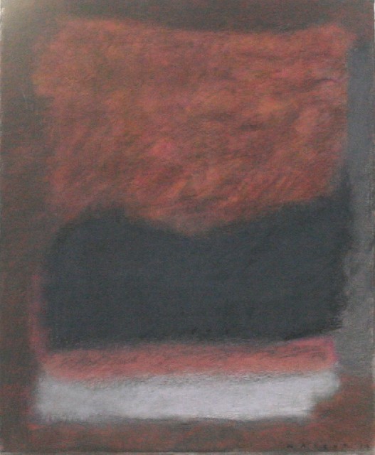 Appraisal: Douglas Wright born Untitled after Rothko pastel on paper signed