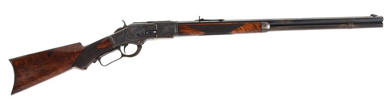 Appraisal: Winchester Model Deluxe Rifle S N caliber - in octagon