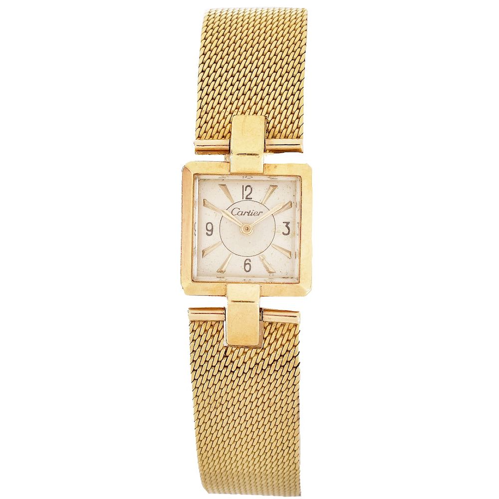 Appraisal: Vintage Cartier K Gold Watch Lady's Vintage Cartier Karat Yellow