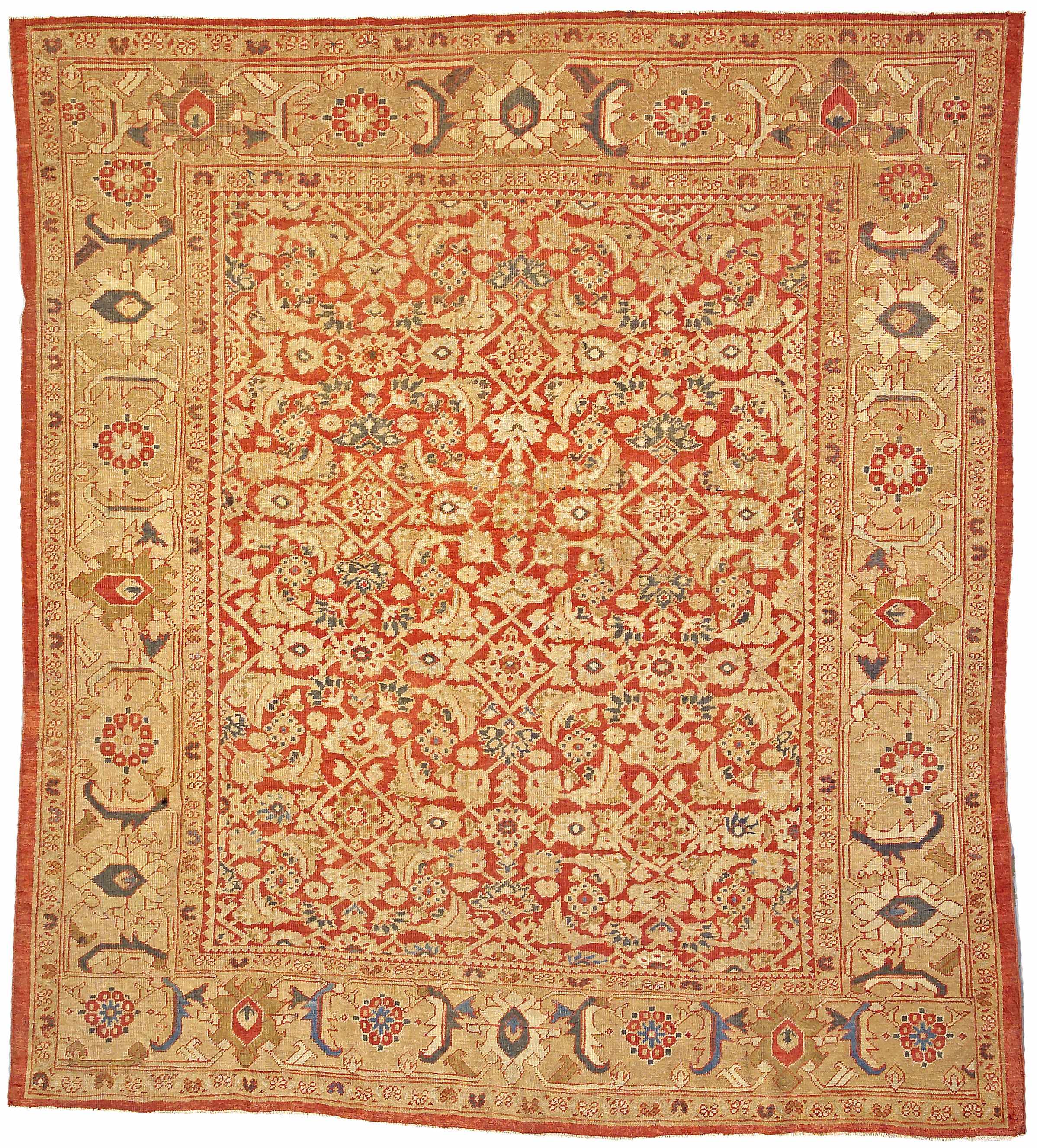 Appraisal: A Sultanabad carpet Central Persialate th centurysize approximately ft in