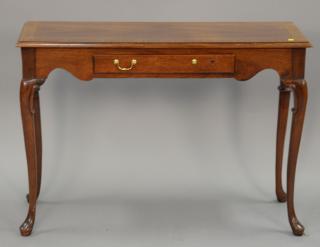 Appraisal: Two Hickory mahogany hall tables with drawers one part of