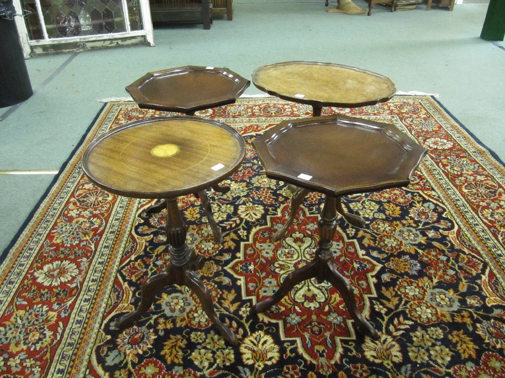 Appraisal: Four assorted wine tables