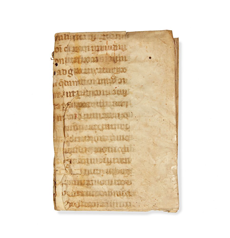 Appraisal: Manuscript Manuscript Questions Morales Magistri Petri Tatareti in octo capita