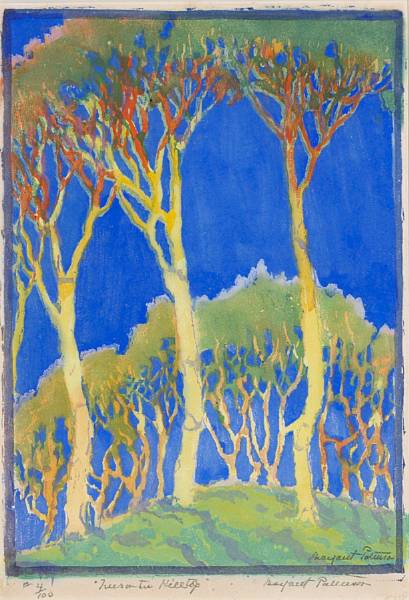 Appraisal: Margaret Jordan Patterson American - Trees on a Hilltop c