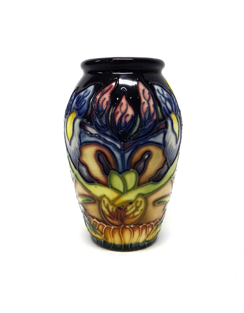 Appraisal: A small Moorcroft 'Hepatica' vase circa limited edition cm high