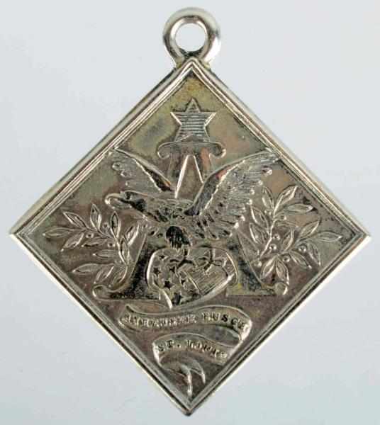 Appraisal: Anheuser-Busch Train Boxcar Pendant Fob Nice overall detail to the