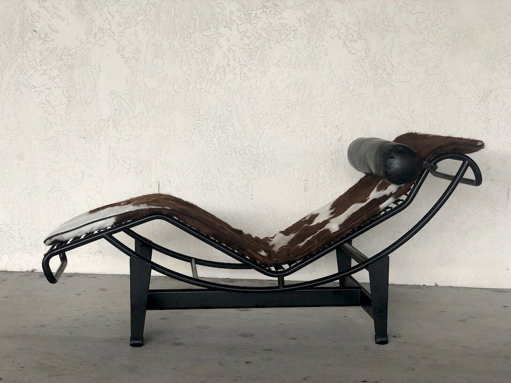 Appraisal: Le Corbusier Cassina LC Vintage Chaise Lounge - Le Corbusier