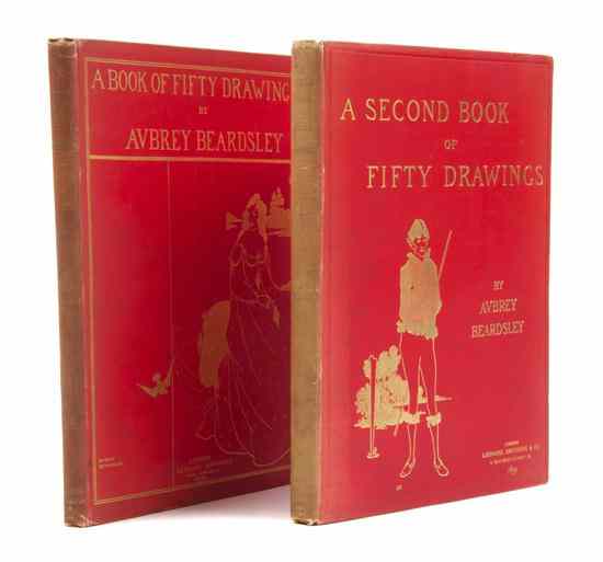 Appraisal: BEARDSLEY AUBREY A Book of Fifty Drawings London Leonard Smithers