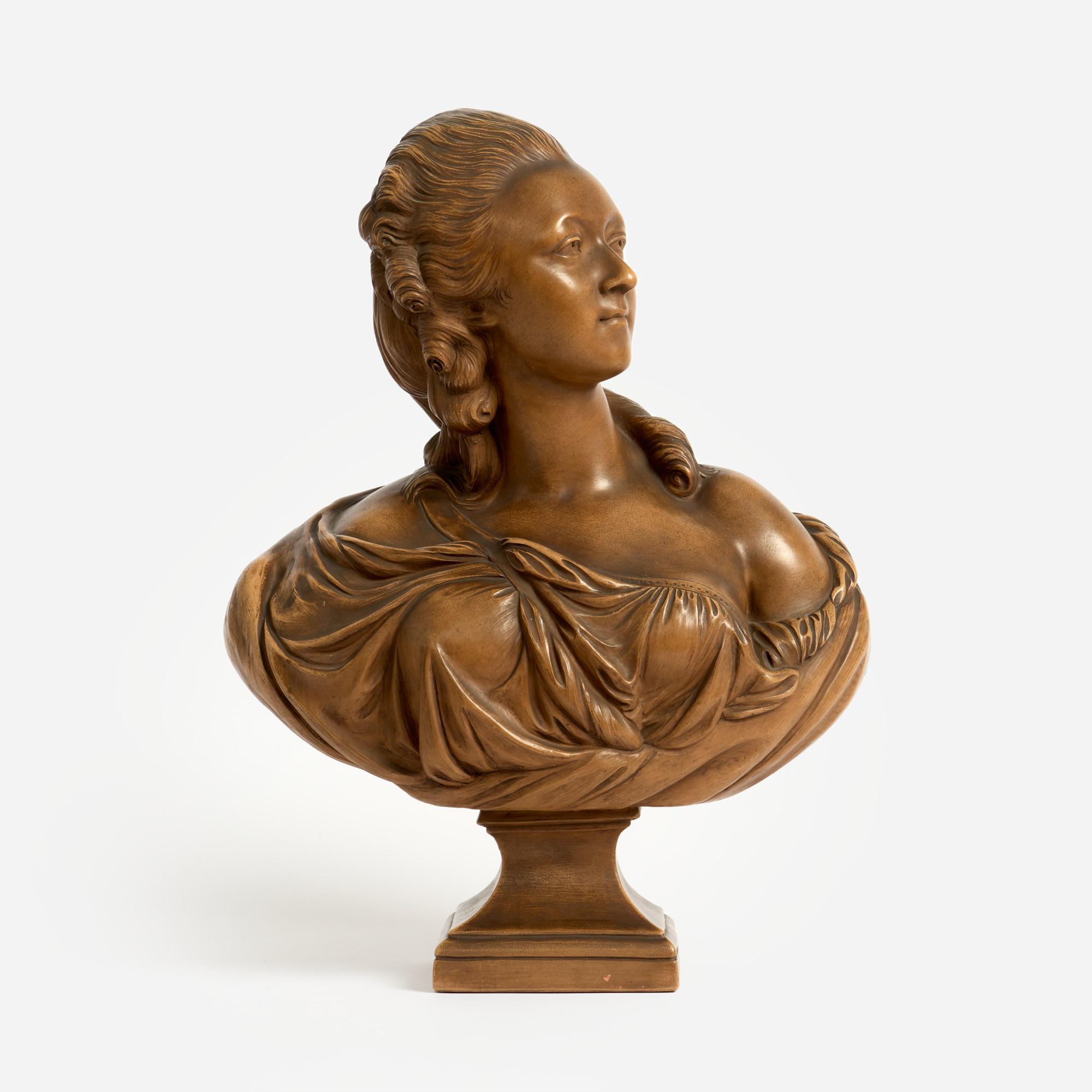 Appraisal: BUST OF MADAME LA CONTESSA DU BARY AFTER AUGUSTIN PAJOU