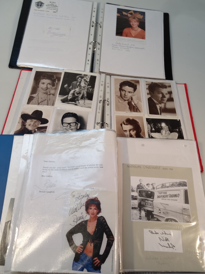 Appraisal: Various autographs to include members of stage and screen and