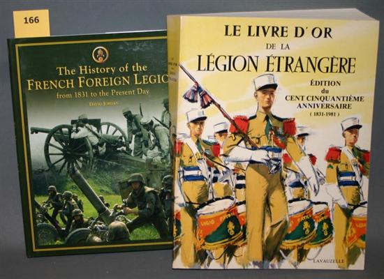 Appraisal: French Foreign Legion Titles Vp vp vo to hardcover in