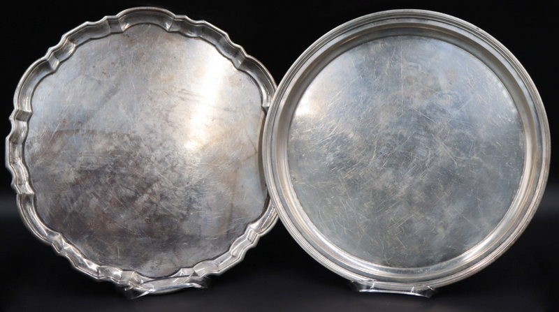 Appraisal: STERLING Tiffany Co Sterling Trays Includes a Tiffany Co sterling