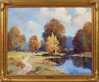 Appraisal: ERNEST FREDERICKS OIL ON CANVAS ERNEST FREDERICKS AMERICAN - OIL