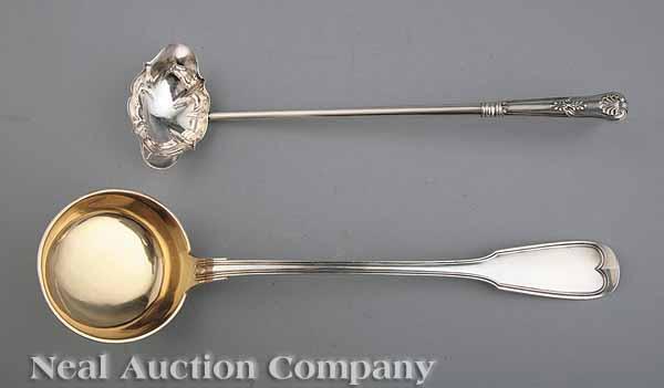 Appraisal: A George III Sterling Silver Punch Ladle Charles Fox F