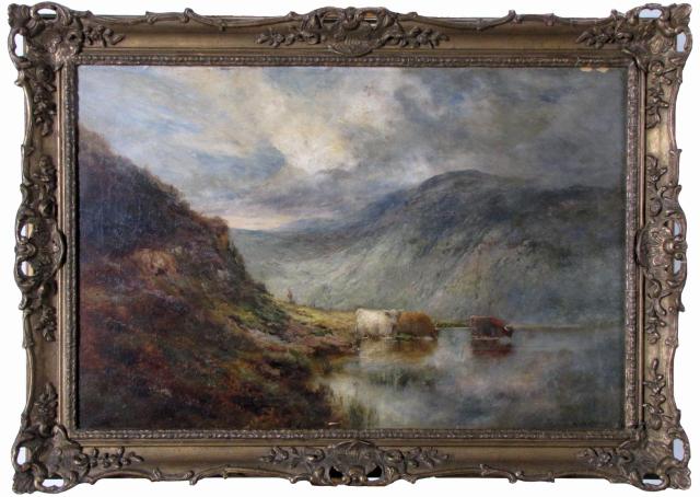 Appraisal: Alfred de Breanski the Elder - British x oil on