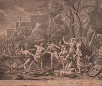 Appraisal: Engraving after Poussin's The Rescue of Pyrrhus Engraving by G