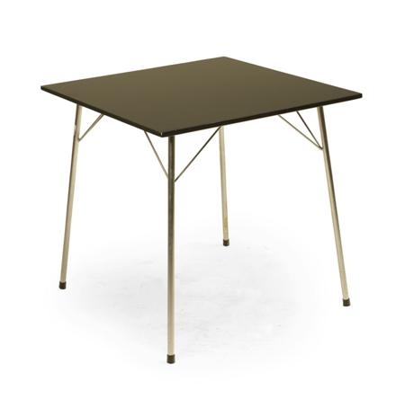 Appraisal: ARNE JACOBSEN FOR FRITZ HANSEN CENTRE TABLE S with black