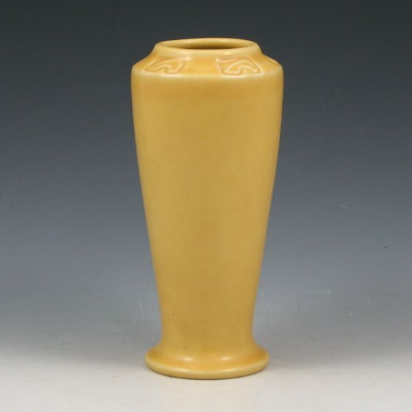 Appraisal: Rookwood vase from in yellow matte with molded decoration around