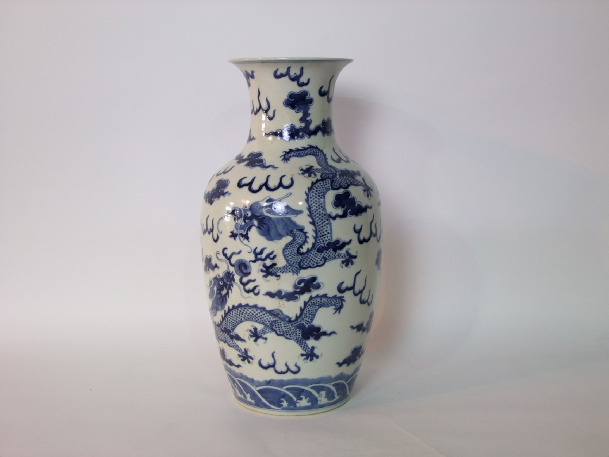 Appraisal: A th century Chinese vase of baluster shape form with