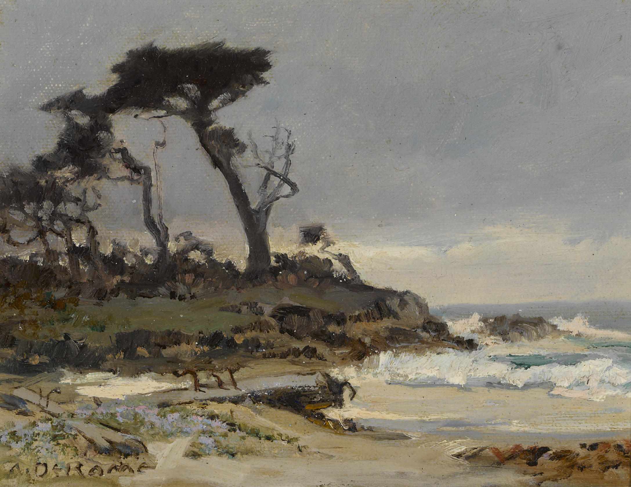 Appraisal: Albert Thomas DeRome American - Cypress Point Seventeen-Mile Drive Monterey